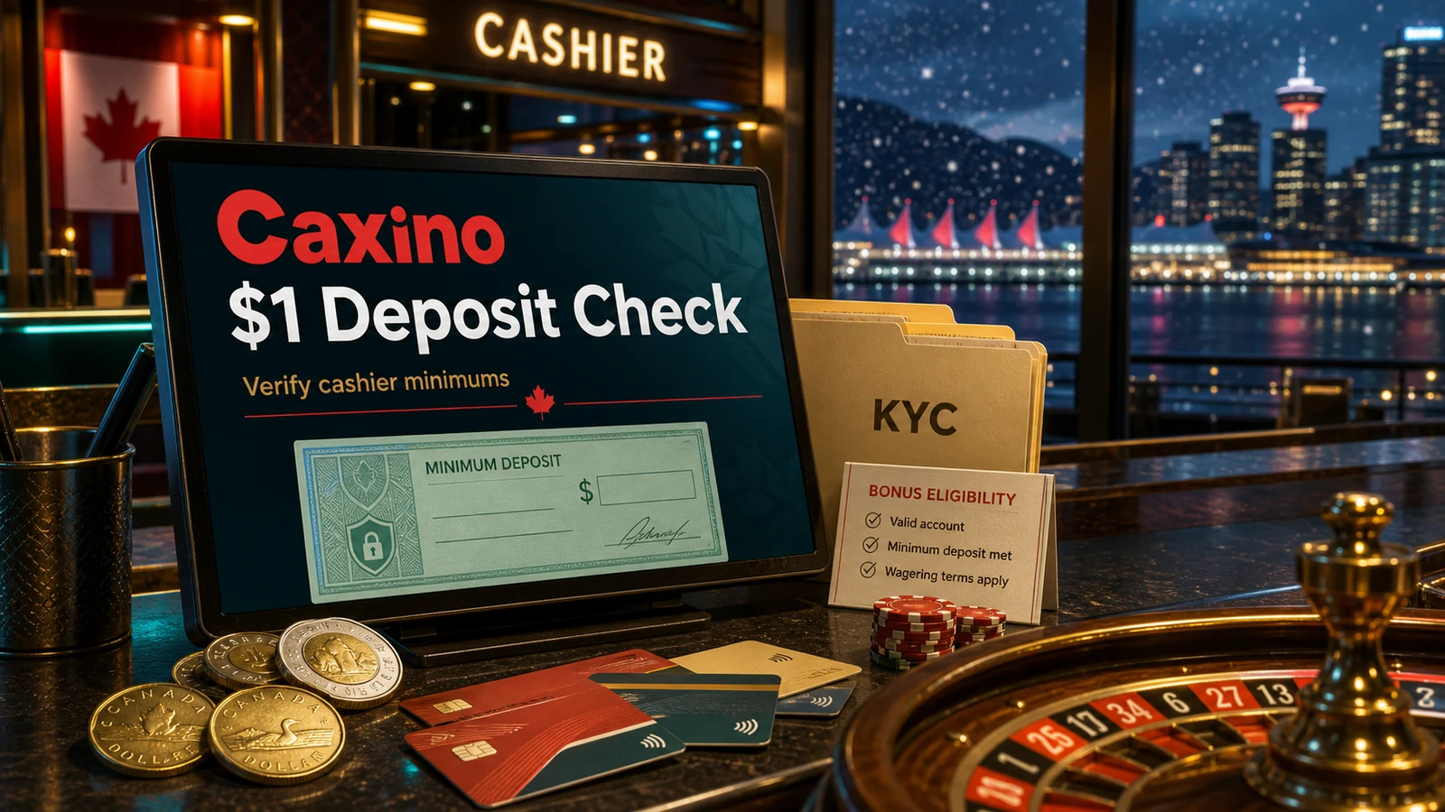 Caxino $1 Deposit Canada: Minimum Deposit Checks content banner